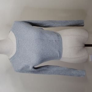 Rumor Boutique Gray Crop Sweater
